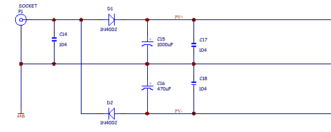 1/2 Wave Rectifier.