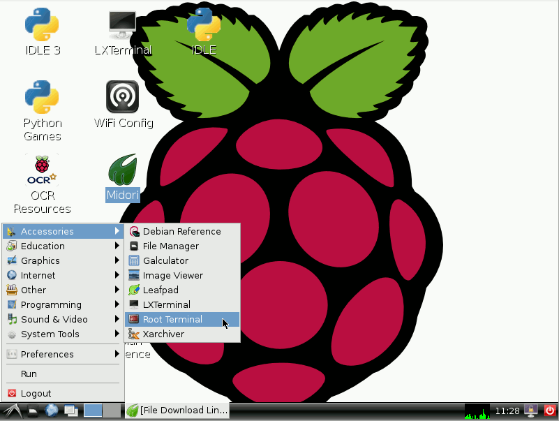 raspbian screenshots