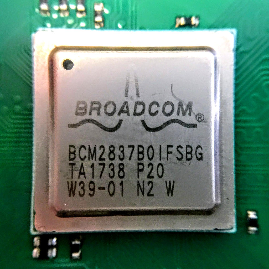 Raspberry Pi 3+ BCM2837 flip chip bga